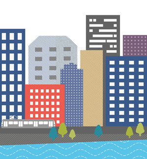 An illustration of cityscape.