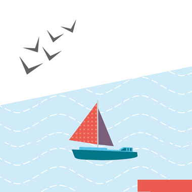 An illustration of a boat